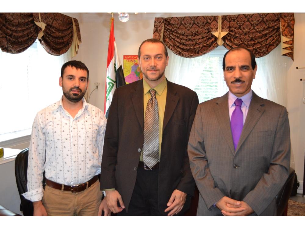 Mr Ali Al-Khafajy, Mr Salam El-mousawi, and Mr Jassim Msawil