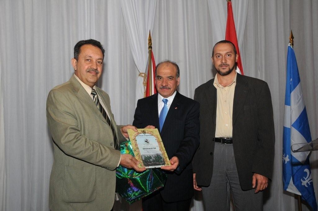 Mr Moayyad Al-Talibi, Mr Riyad Hassoun, and Salam El-mousawi